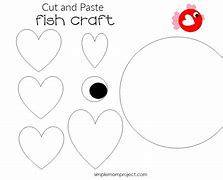 Image result for Heart Fish Template