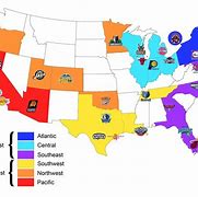 Image result for NBA Teams Time Zones