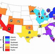 Image result for Map of All NBA Teams
