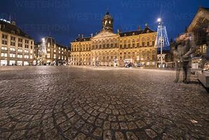 Image result for Amsterdam Dam Square at Night