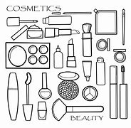 Image result for Makeup Clip Art Black and White