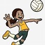 Image result for Free Clip Art Volleyball Girls