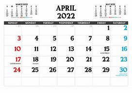 Image result for Blank 30-Day Calendar PDF