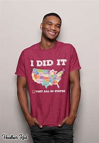 Image result for US States T-Shirt