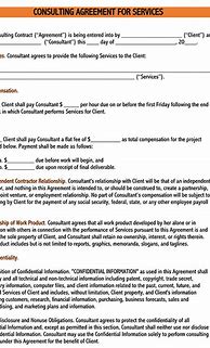 Image result for Personal Services Agreement Template