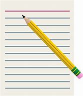 Image result for Writing Paper and Pencil Clip Art