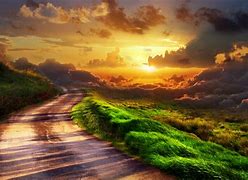 Image result for Beautiful Sunset Road