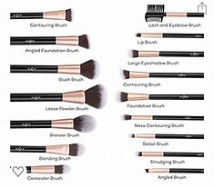 Image result for Type De Pinceau Maquillage
