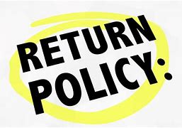 Image result for Return Policy Signage