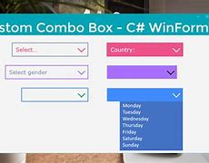 Image result for Combo Box UI Design