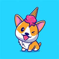 Image result for Dog Eating Ice Cream Funny