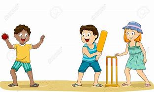 Image result for Boy Playing Mini Cricket