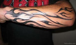 Image result for Tribal Flame Tattoo Designs