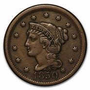 Image result for 1850 Large Cent Penny