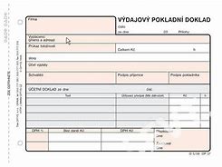 Image result for Výdajový Pokladní Doklad