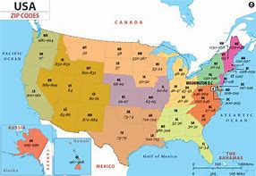 Image result for 4 Digit Zip Code Map