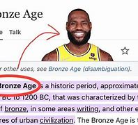 Image result for The Bronze Age Meme LeBron James