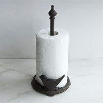 Image result for Cast Iron and Wood Paper Towel Holder