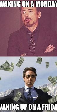 Image result for Tony Stark Payday Meme