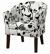 Image result for Black and White Fabric Chairs