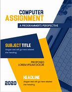 Image result for Assignment Cover Page Template PNG