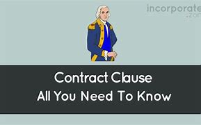 Image result for All Contract Clauses