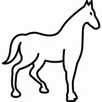 Image result for Race Horse Outline
