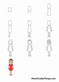 Image result for Easy Woman Sketches