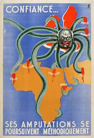 Image result for World War II Poster with Octopus