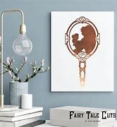 Image result for Beauty and the Beast Mirror Outline