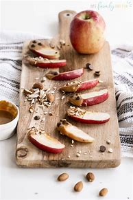 Image result for Apple Slices with Peanut Butter