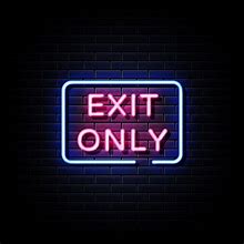 Image result for Emergency Exit Only Door Sign