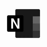 Image result for Microsoft OneNote Logo Black Background