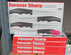 Image result for Forever Sharp Steak Knives 4 PC