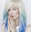 Image result for Pink and Blue Streaks Hair