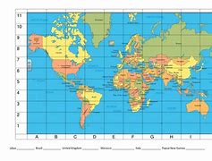 Image result for World Map Coordinate Grid