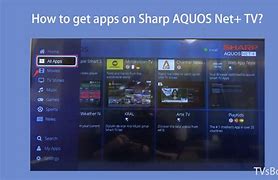 Image result for Sharp AQUOS TV Download Apps
