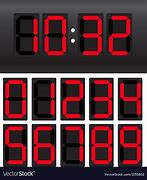 Image result for Digital Clock Template