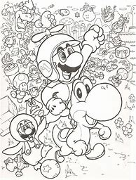 Image result for Super Mario Items Coloring Pages