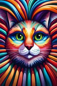 Image result for Hippie Trippy Cats