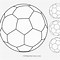 Image result for Soccer Ball Silhouette Pentegon Double Line