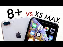 Image result for iPhone XS Max vs iPhone 8 Plus Size