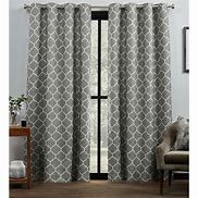 Image result for White Pattern Blackout Curtains