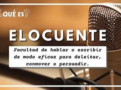 Image result for elocuente