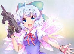 Image result for Pink Anime Girl with Gun