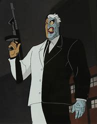 Image result for Two-Face Cartoon