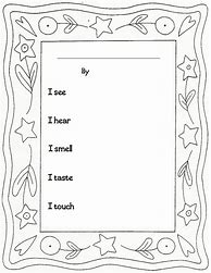 Image result for Autumn Senses Poem Template