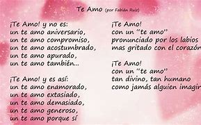 Image result for Romantic Short Love Poems Spanish