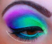Image result for Neon Green Eye Makeup