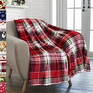 Image result for Christmas Plaid Throw Blanket